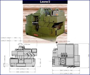 Многопильный двувальный станок LEONE-2 A.COSTA Righi