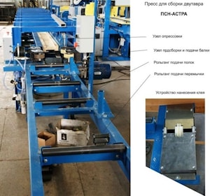 Пресс сборочный ПС-АСТРА-Н для двутавровой балки
